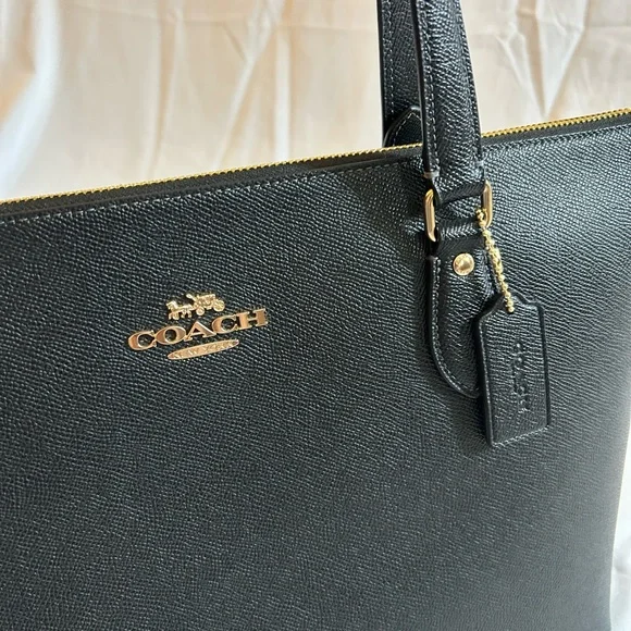 Coach Black Gallery Tote - Picture 7 of 14